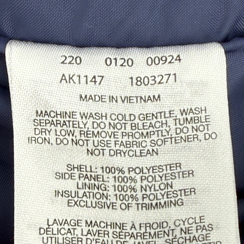 Columbia Mix It Around II Vest Womens Medium Quilted Navy Blue Full Zip Hiking - Picture 7 of 16